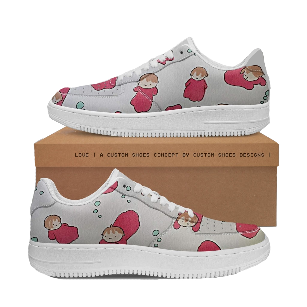 Ponyo Cute AF1 Low Shoes