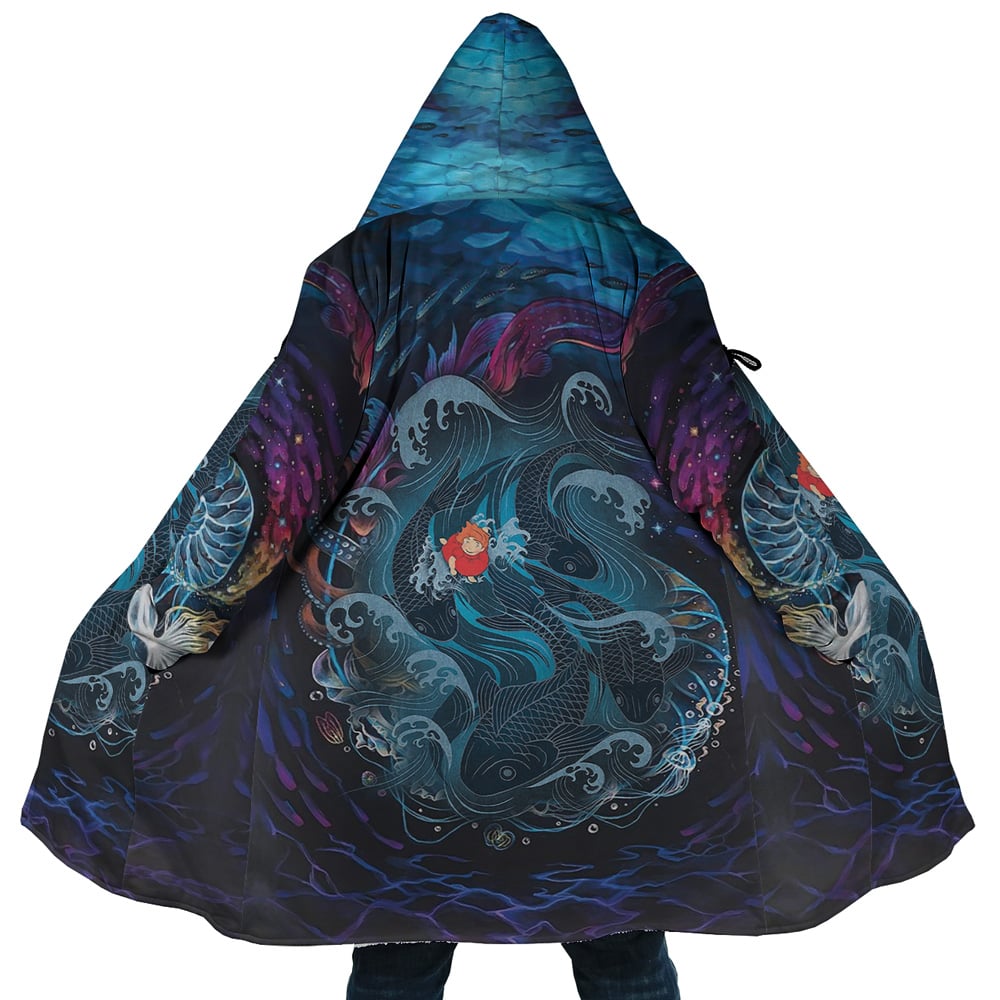 Ponyo Sea Creatures Dream Cloak Coat