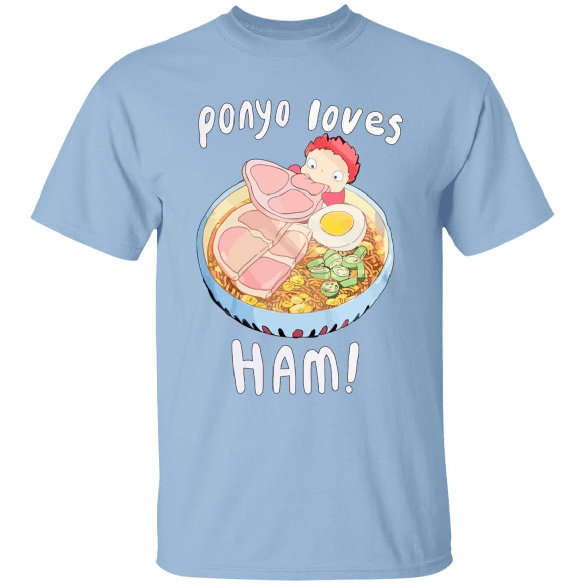 Ponyo Loves Ham T-shirt