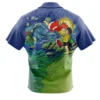 Ponyo Starry Night Studio Ghibli Short Sleeve Hawaiian Shirtt BACK Mockup - Ponyo Merch